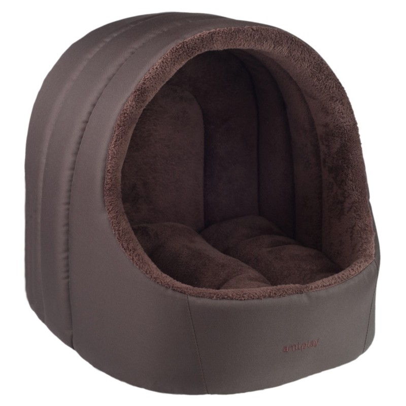 AMIPLAY Buda Owalna Aspen - Brązowa S (36 x 36 x 35 cm)