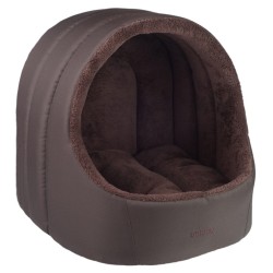 AMIPLAY Buda Owalna Aspen - Brązowa M (40 x 40 x 42 cm)