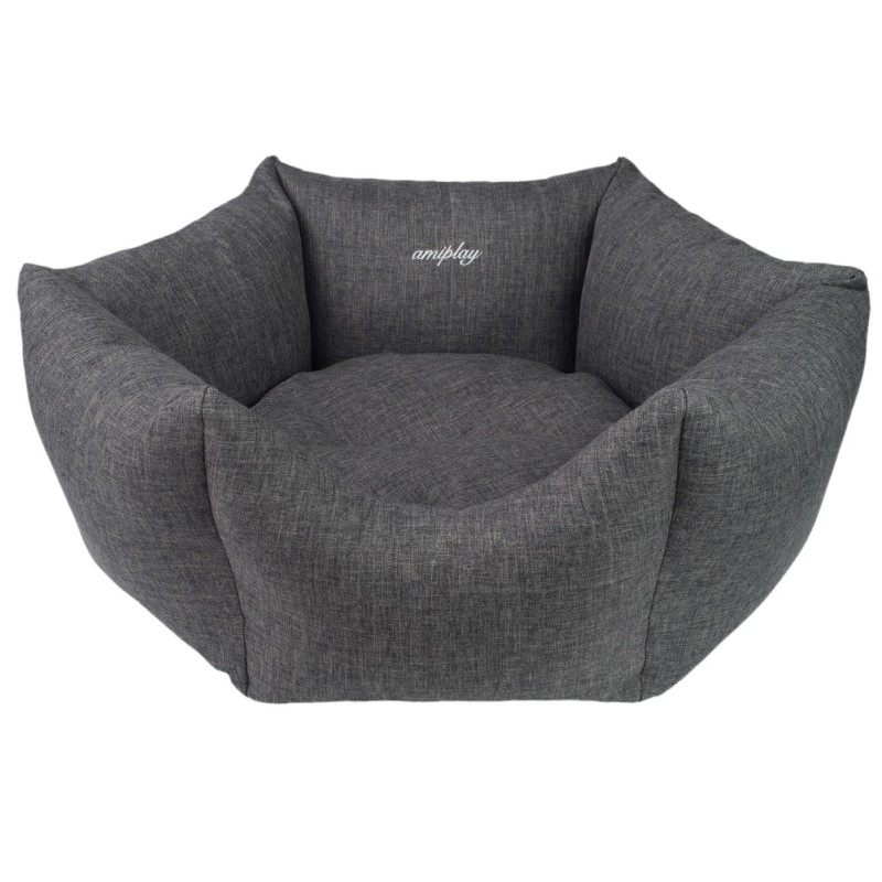 AMIPLAY Legowisko Korona Palermo - Ciemnoszare L