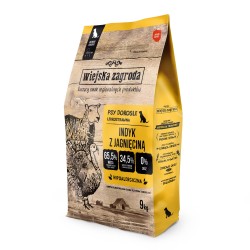WIEJSKA ZAGRODA dla psa - Indyk z jagnięciną 2kg