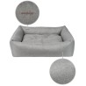AMIPLAY Legowisko Sofa Palermo - Jasnoszare L