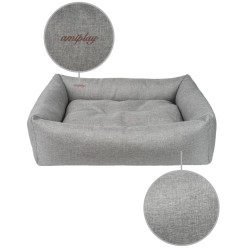 AMIPLAY Legowisko Sofa Palermo - Jasnoszare XL