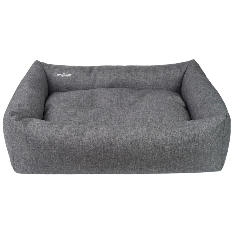 AMIPLAY Legowisko Sofa Palermo - Ciemnoszare S