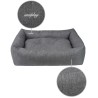 AMIPLAY Legowisko Sofa Palermo - Ciemnoszare XL
