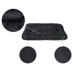 AMIPLAY Poduszka prostokątna Basic - Czarna XL