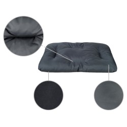 AMIPLAY Poduszka prostokątna Basic - Grafitowa L