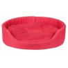 AMIPLAY Legowisko owalne Basic - Czerwone XS