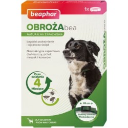 BEAPHAR Obroża BEA naturalna zapachowa S - obroża ochronna dla szczeniąt i małych psów