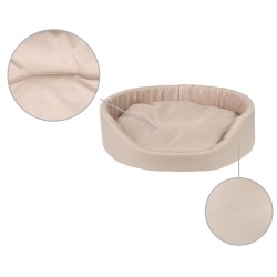 AMIPLAY Legowisko owalne Basic - Beżowe XXXL