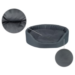 AMIPLAY Legowisko owalne Basic - Grafitowe XXL
