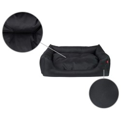 AMIPLAY Legowisko Sofa Basic - Czarne XS