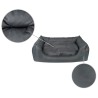 AMIPLAY Legowisko Sofa Basic - Grafitowe XS