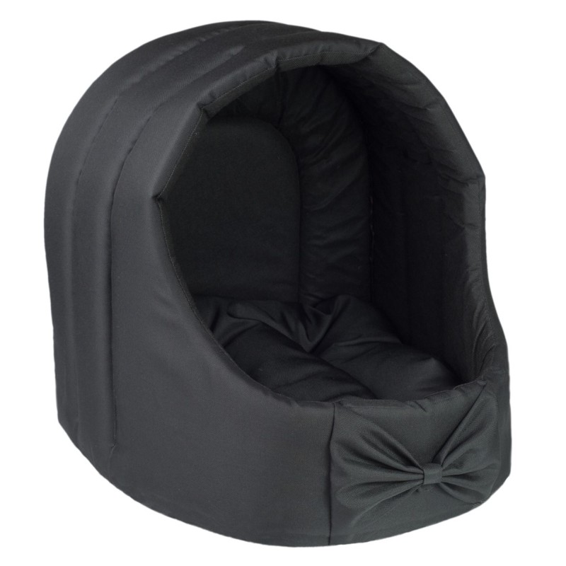 AMIPLAY Buda owalna Basic - Czarna M (40 x 40 x 42 cm)