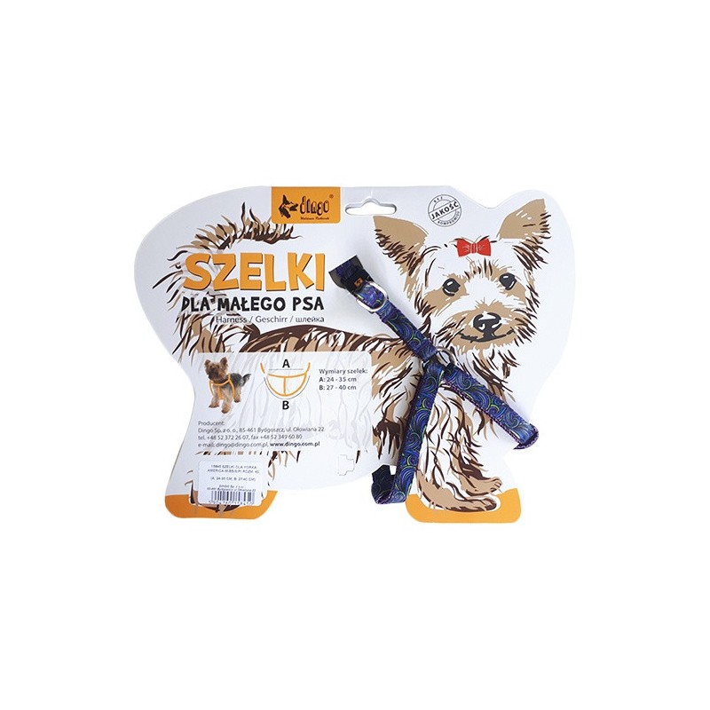 DINGO Szelki dla Yorka America - Missisipi rozm. 40