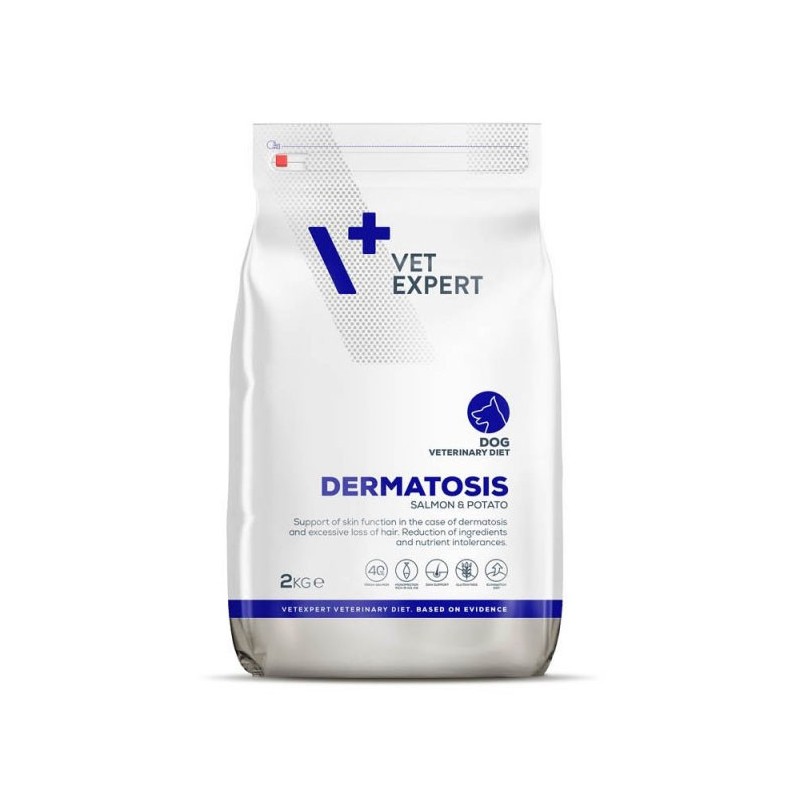 VETEXPERT 4T Veterinary Diet Dog Dermatosis Salmon & Potato 2kg