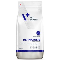 VETEXPERT 4T Veterinary Diet Dog Dermatosis Rabbit & Potato 12 kg