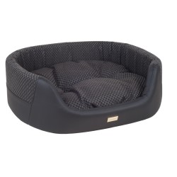 AMIPLAY Legowisko Elipsa 2 in 1 Morgan - Czarne S