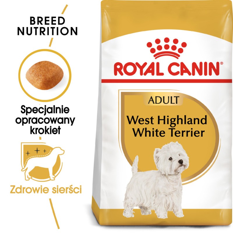 ROYAL CANIN West Highland White Terrier Adult karma sucha dla psów dorosłych rasy west highland white terrier 2x 3kg