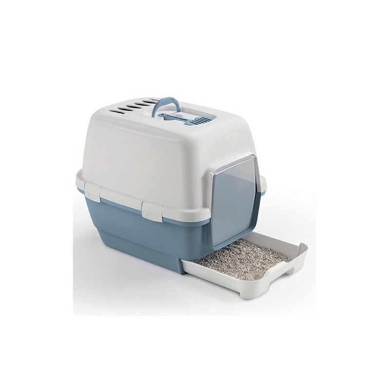 ZOLUX Toaleta / Kuweta Cathy Clever & Smart z filtrem - Niebieska