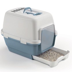 ZOLUX Toaleta / Kuweta Cathy Clever & Smart z filtrem - Niebieska