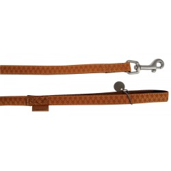 ZOLUX Smycz Mac Leather - Żółta 25mm/120cm - dla dużych psów