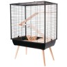 ZOLUX Klatka Neo Cosy Duże gryzonie H80 - Czarna