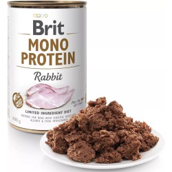 BRIT Mono Protein Rabbit 12x 400g (puszka)