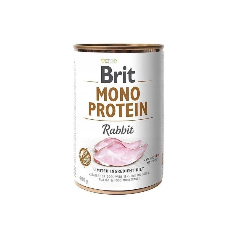 BRIT Mono Protein Rabbit 12x 400g (puszka)