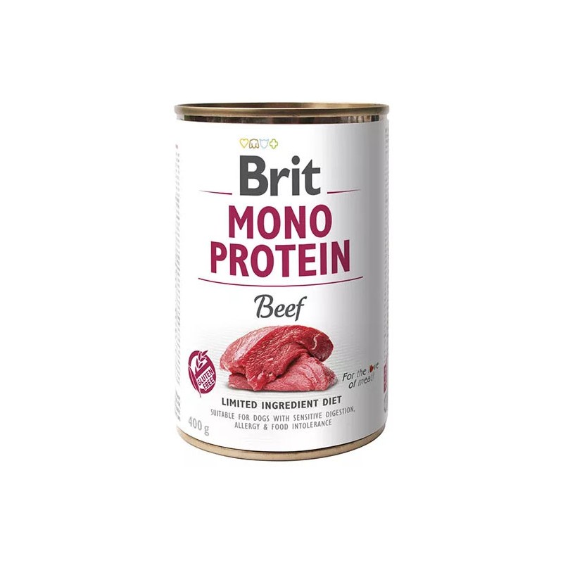 BRIT Mono Protein Beef 12x 400g (puszka)