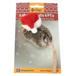DINGO Zabawka dla kota - Mysz Mikołaj