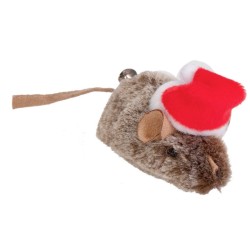 DINGO Zabawka dla kota - Mysz Mikołaj