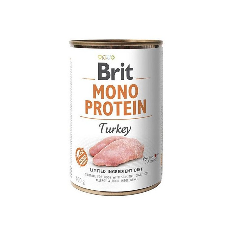 BRIT Mono Protein Turkey 12x 400g (puszka)