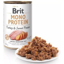 BRIT Mono Protein Turkey and Sweet Potato 12x 400g (puszka)