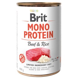 BRIT Mono Protein Beef and Rice 400g (puszka)