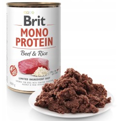 BRIT Mono Protein Beef and Rice 12x 400g (puszka)