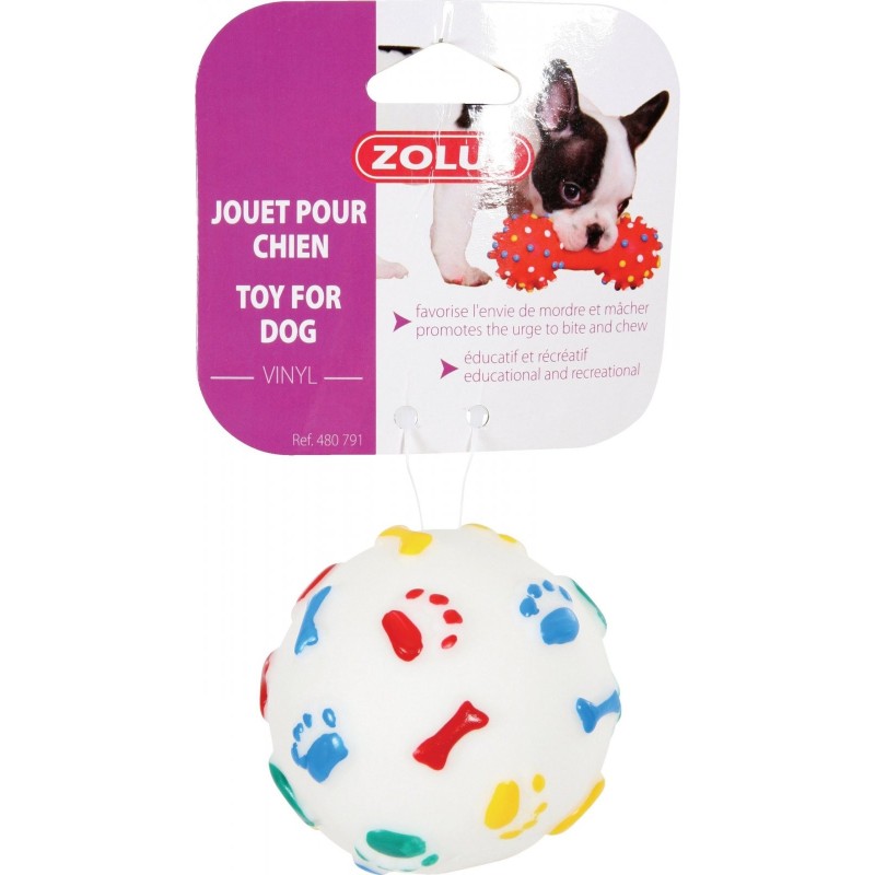 ZOLUX Zabawka winylowa - piłka sprężysta 7,5cm