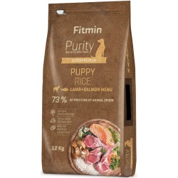 FITMIN Purity Rice Puppy Lamb & Salmon 2x 12kg