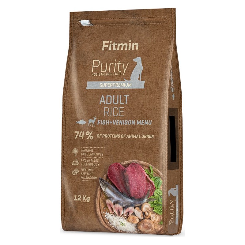 Fitmin Purity Rice Adult Fish & Venison 2kg