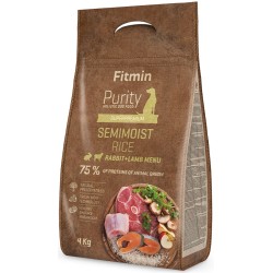 FITMIN Purity Rice Semimoist Rabbit & Lamb 4 kg