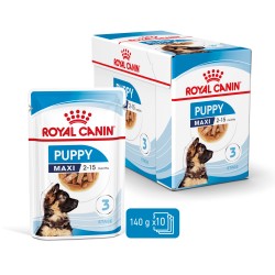 ROYAL CANIN Maxi Puppy karma mokra w sosie dla szczeniąt ras dużych, do 15 miesiąca życia 140g