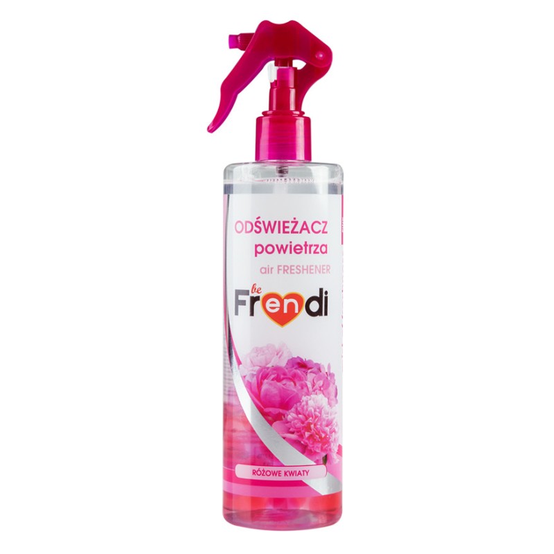 BE FRENDI Spray Odświeżacz Powietrza - Różowe kwiaty 400 ml