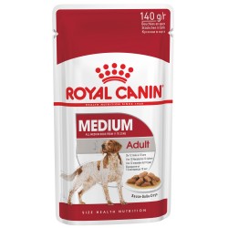 ROYAL CANIN Medium Adult karma mokra w sosie dla psów dorosłych ras średnich 10x 140g