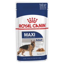 ROYAL CANIN Maxi Adult karma mokra, kawałki w sosie dla psów dorosłych, ras dużych 10x 140g