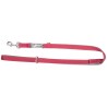 DINGO Smycz przedłużana Twilight Silver - bordowa 1cm x 220cm