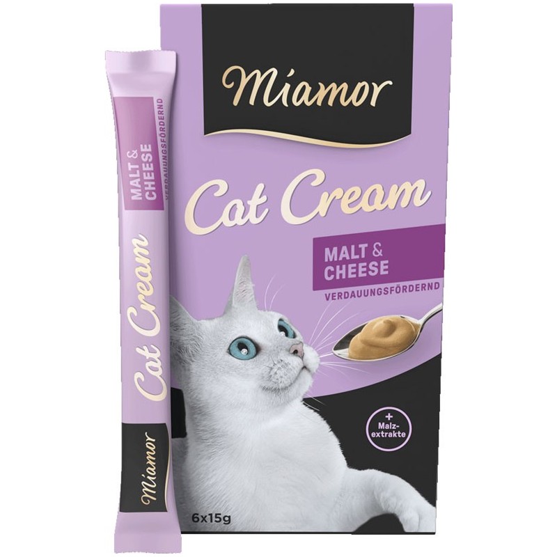 MIAMOR Cat Confect - Malt-Cream pasta z serem 6x 15g