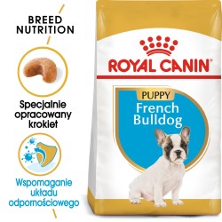 ROYAL CANIN French Bulldog Puppy karma sucha dla szczeniąt do 12 miesiąca, rasy buldog francuski 3 kg