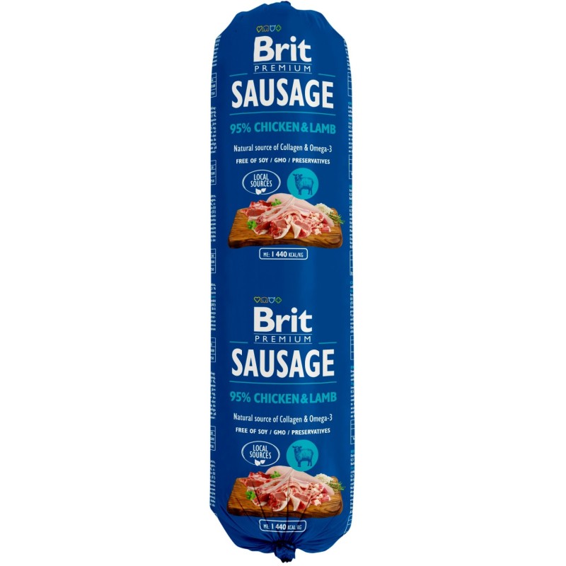 BRIT Sausage Chicken & Lamb 12x 800g