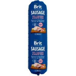 BRIT Sausage Chicken & White Fish 800g