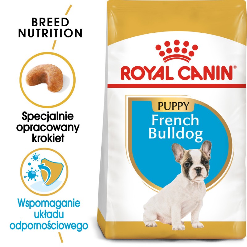 ROYAL CANIN French Bulldog Puppy karma sucha dla szczeniąt do 12 miesiąca, rasy buldog francuski 10 kg