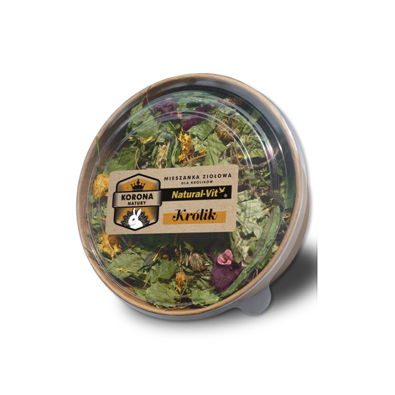 NATURAL-VIT Korona Natury Mieszanka ziołowa - królik 70g